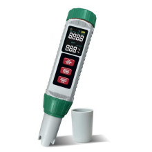 Digitale 5-in-1 PH-Meter en Zoutmeter voor Zwembaden, met Meting van Zoutgehalte, PH, EC, Temperatuur en TDS, Watertester voor Zwembaden en Drinkwater