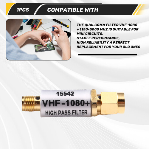 1Pcs High Pass Filter VHF-1080+ 1150-5000MHz for  Circuits 2