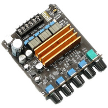 TPA3221 2.1 Channel D Class HIFI Amplifier Board 5.0 High Power Subwoofer Treble Low Notes Control Audio Amp