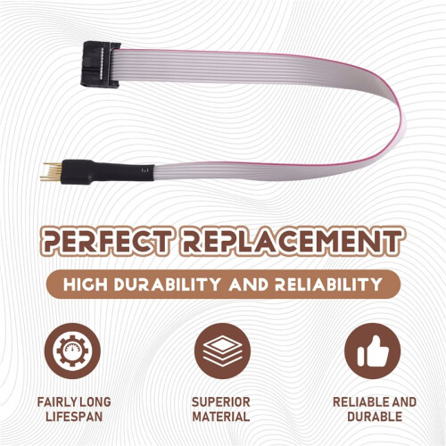 For TC2050-IDC-NL CBL PLUG-of-NAILS 10-PIN Programming Cable Complete Replacement 1