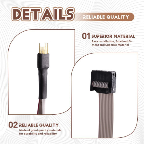 For TC2050-IDC-NL CBL PLUG-of-NAILS 10-PIN Programming Cable Complete Replacement 2