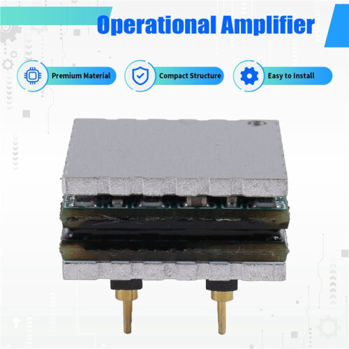 1Pcs Fever Single Op Amp Chip Module Discrete Single-Ended Class A Low Noise Distortion Audio Operational Amplifier 2