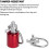 HVAC Tools,Locking Cap Key for Refrigerant Safety Caps,Triple Use Multi Key for Refrigerant HVAC Locking Caps (3 Bits) 3