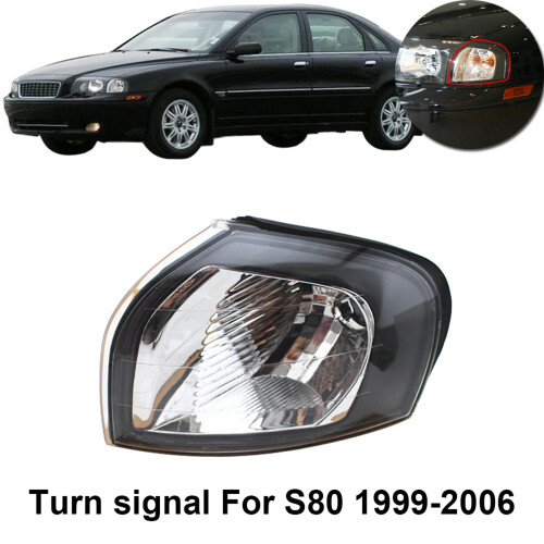 Fog Lights Corner Light Headlight  Turn Light Front Side  Light for  S80 1999-2006 30698427 30698428 2