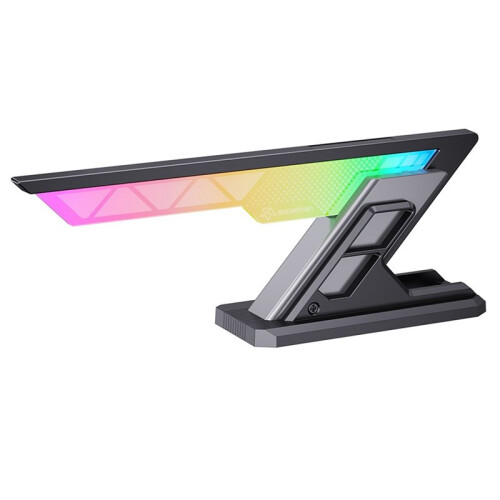 GP-Z Grafikkartenhalterung ARGB Desktop Aluminium GPU-Halterung, Schwarz