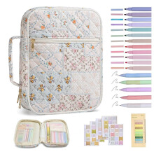 Bible Cover Case for Women Bible Cover Bag Quilted Bible Carrying Case for Girls Bible Study Supplies Accessories B