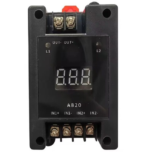 AB20D Dual Power Automatic Transfer  ATS with Auto Digital Display DC5-60V Max 20A/Channel