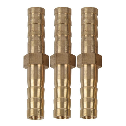 25 St 6 mm Innerdiameter Luftgas Rak Slang RöR Hullingkopplingskoppling 2