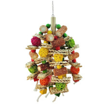 Bird Toys, Toys Exciting Chewing Fun for Parakeets, Cockatiels, Medium-Sized Corn Cob Exercise the Beak