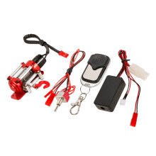 Metalen Lier 1/10 Rupslier Draadloze Afstandsbediening Ontvanger voor 1/10 RC Rupswagen Axiale RC4WD