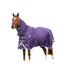 (7' 3", Plum) Shires Highlander Original 100 Combo Neck Horse Turnout Rug