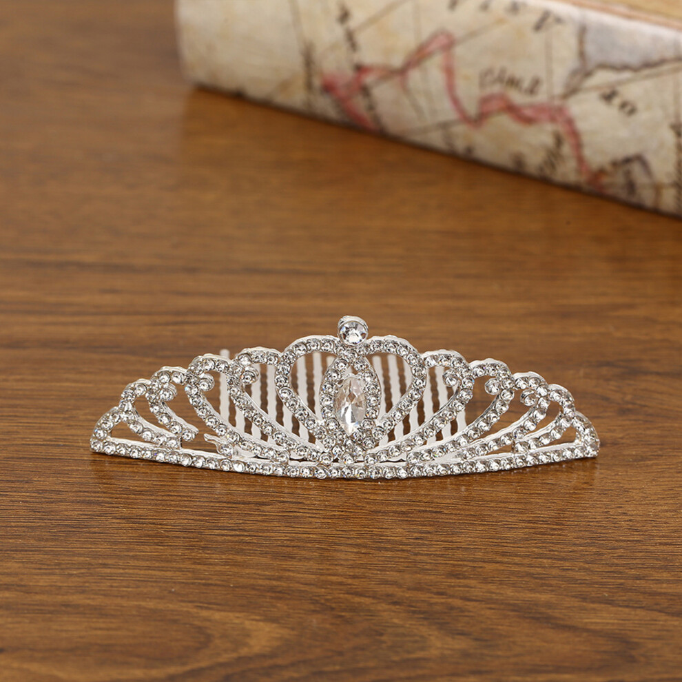 Dachuang Beauty (Type A) Sparkling Rhinestone Crown Comb For Women