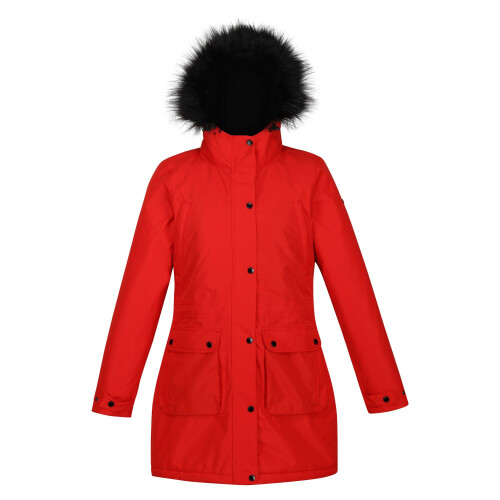 Regatta (14 UK, Code Red) Regatta Womens/Ladies Voltera Heated Waterproof Jacket