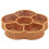 (Five-colored and six-frame) Hand-Woven Round Fruit Tray for Snacks & Chips 3