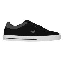 (12 UK, Black) Lonsdale Mens Latimer Leather Trainers