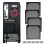 140Mm Desktop Computer Case Ventilator Stoffilter Grills Stofdichte Case Cover met Schroeven, Aluminium Frame Mesh, 4 Pack 5