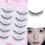 Wispy Volume False Eyelashes with Black Hard Band 1