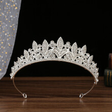 (1) Bridal Rhinestone Crown Hair Jewelry for Stage & Ball
