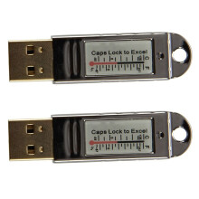 2X Gold TEMPer PC Laptop USB Sensor Thermometer Temperature Data Logger Recorder