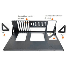 2X Open Chassis Frame Widely Body Heat Dissipation Design Thickened Board Bracket for ATX/M-ATX/ITX Motherboards