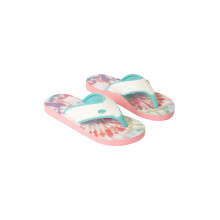 (10 UK Child, White) Animal Childrens/Kids Swish Recycled Flip Flops