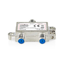 Combinador de satélites | 5-862 MHz | 950-2400MHz | 75 ohmios | Pase actual | Cinc | Plata