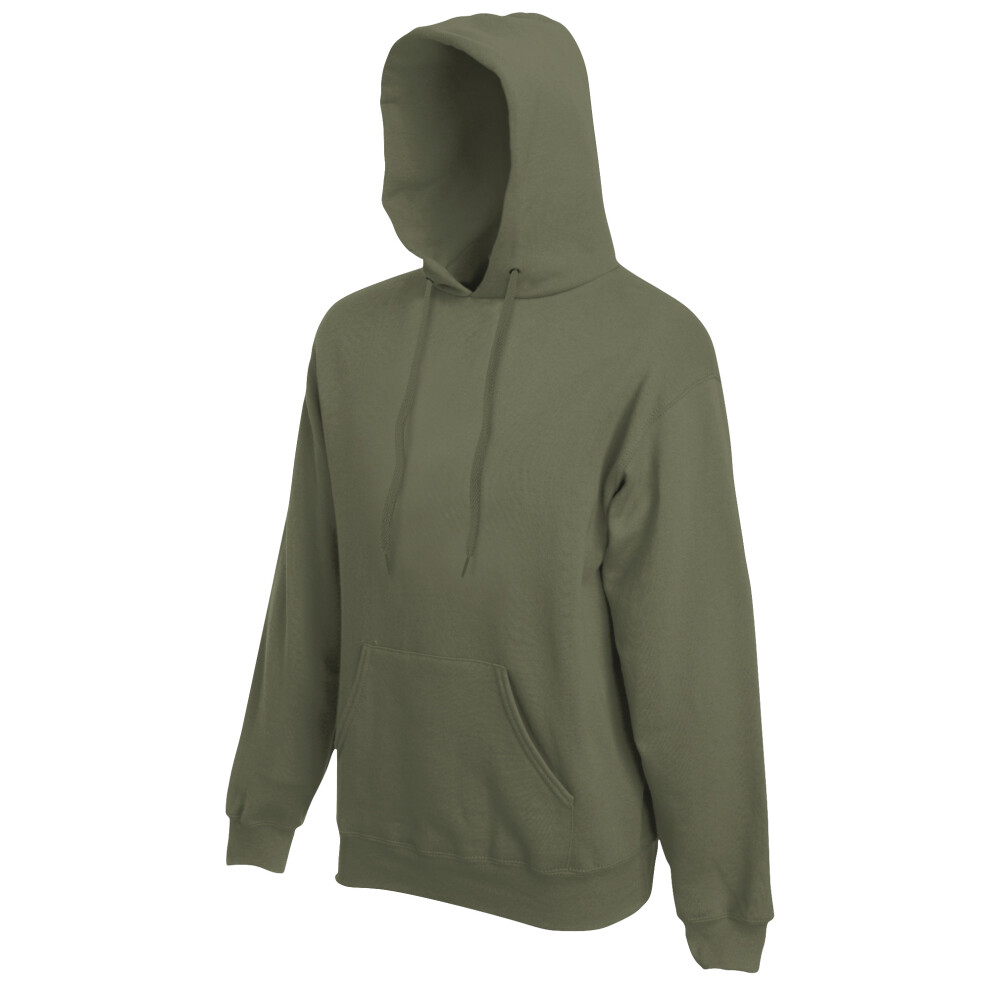 Fruit Of The Loom (2Xl, Classic Olive) Mens Premium 70/30 Hooded Sweatshirt / Hoodie
