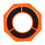 (Orange) Bowling Ball Hex Grip Pad - Anti-Slip Base 2
