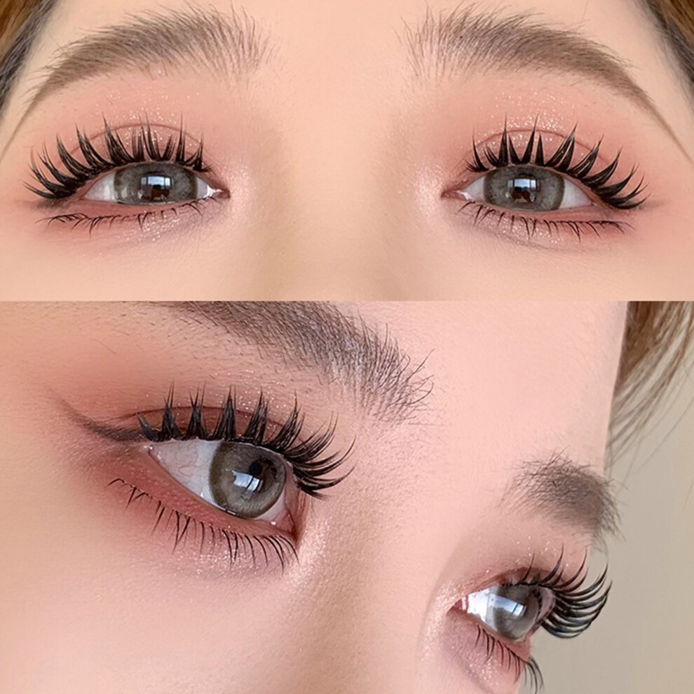 Zhouq-Outdoors 5 Pairs Fluffy Long Eyelashes For Party & Daily Wear