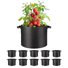 Simple Deluxe Bolsas de Cultivo 5 Galones 10 Pack Macetas con Asas, Tela No Tejida de Aeración