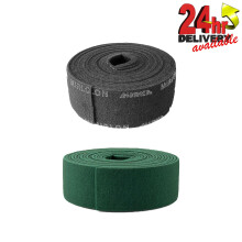 Mirka Mirlon Scotch Brite 115mm Sanding Strips 10m Roll Green Grey mix 2 rolls