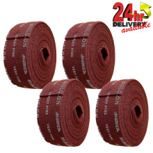 Mirka Mirlon Scotch Brite Maroon Red Very Fine 115mm Strips 10m Roll Sanding x4