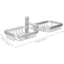 Abnehmbare Seifenablagehalterung, Seifenablage aus raumlufttechnischem Aluminium
