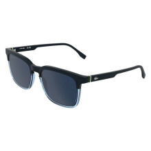 Lacoste Zonnebril L6074S 56/19/145 Blauw/doorzichtig azuur Bio inj-g820 MAN L6074S