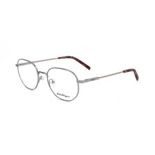 Gafas de Vista Ferragamo SF2215 52/20/145 Metal Brillante Plata HOMBRE SF2215
