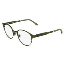 Lacoste L3115 48/18/135 Matte khaki Metalen Bril voor Jongens L3115
