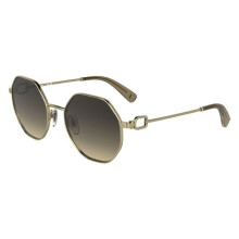 Óculos de Sol Longchamp LO179S 52/20/140 Dourado/degradê marrom Metal MULHER LO179S