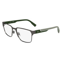Lacoste L2306 N 58/17/145 Matte donker gunmetal Metalen MAN L2306 N