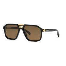 Lunettes de Soleil Chopard SCH374 59/17/145 Nero lucido Acetato MAN SCH374