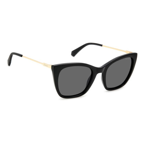 Polaroid Sunglasses - POLAROID - 4144/S/X - Black - Oval - Polarized - Size 52 2