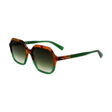 Óculos de Sol Longchamp LO760S N 56/17/140 MARROM VERDE HAVANA/VERDE SOMBREADO acetato feminino LO760S N
