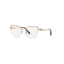 Chopard VCHL83V 55/18/130 kiiltävä kuparinvärinen metalli naisten silmälasit VCHL83V