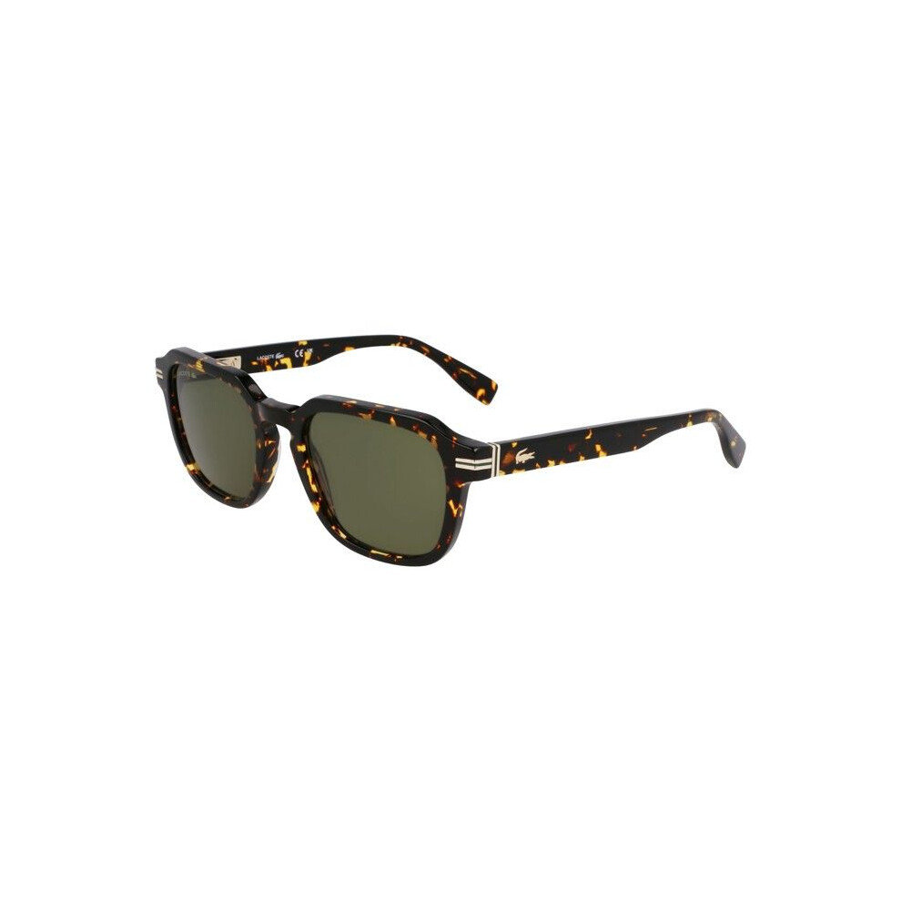 Photos - Sunglasses Lacoste L6046S  52/20/145 Dark Havana Acetate MAN L6046S 