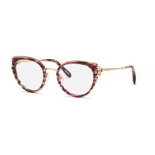 Lunettes de Vue Chopard VCH367V 52/20/135 Bordeaux striato lucido Metallo WOMAN VCH367V