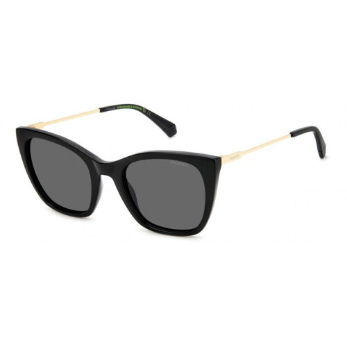 Polaroid Sunglasses - POLAROID - 4144/S/X - Black - Oval - Polarized - Size 52