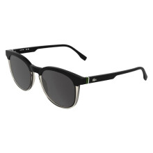 Lacoste Zonnebril L6073S 52/19/145 Zwart/doorzichtig blush Bio inj-g820 MAN L6073S