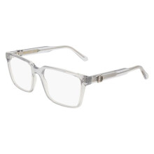 Lunettes de Vue Ferragamo SF3028E 55/17/145 Transparent grey Rec inj-ace renew MAN SF3028E