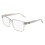 Ferragamo Óculos de Grau - FERRAGAMO - SF3028E - Cinza transparente - Plástico - 55-17-145 1