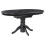 Beliani Extending Dining Table AKRON Black 106/150 cm 106 cm 1