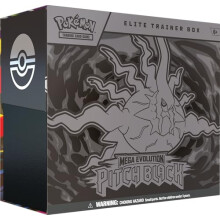 Pokemon Trading Card Game - Mega Evolution Pitch Black Elite Trainer Box (1 Full-Art Promo Card, 9 Booster Packs & Premium Accessories)